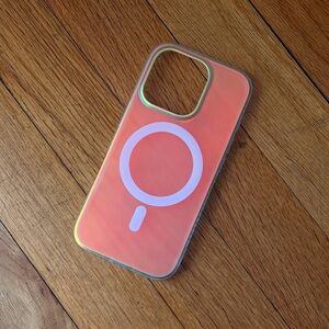 Holographic color changing iPhone 16 pro MagSafe-Compatible Phone case